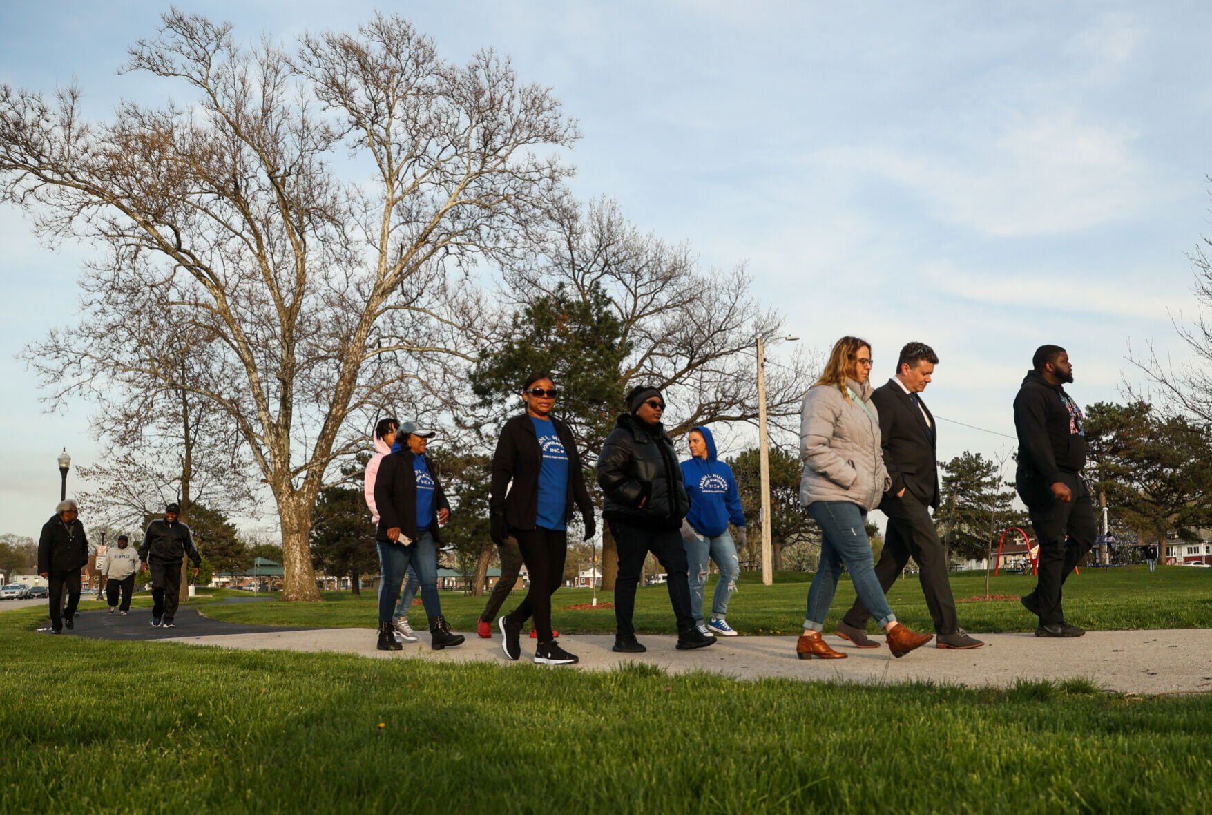 Peace and Prayer Walk through MLK park